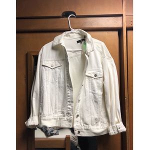 Misguided White Denim Jacket